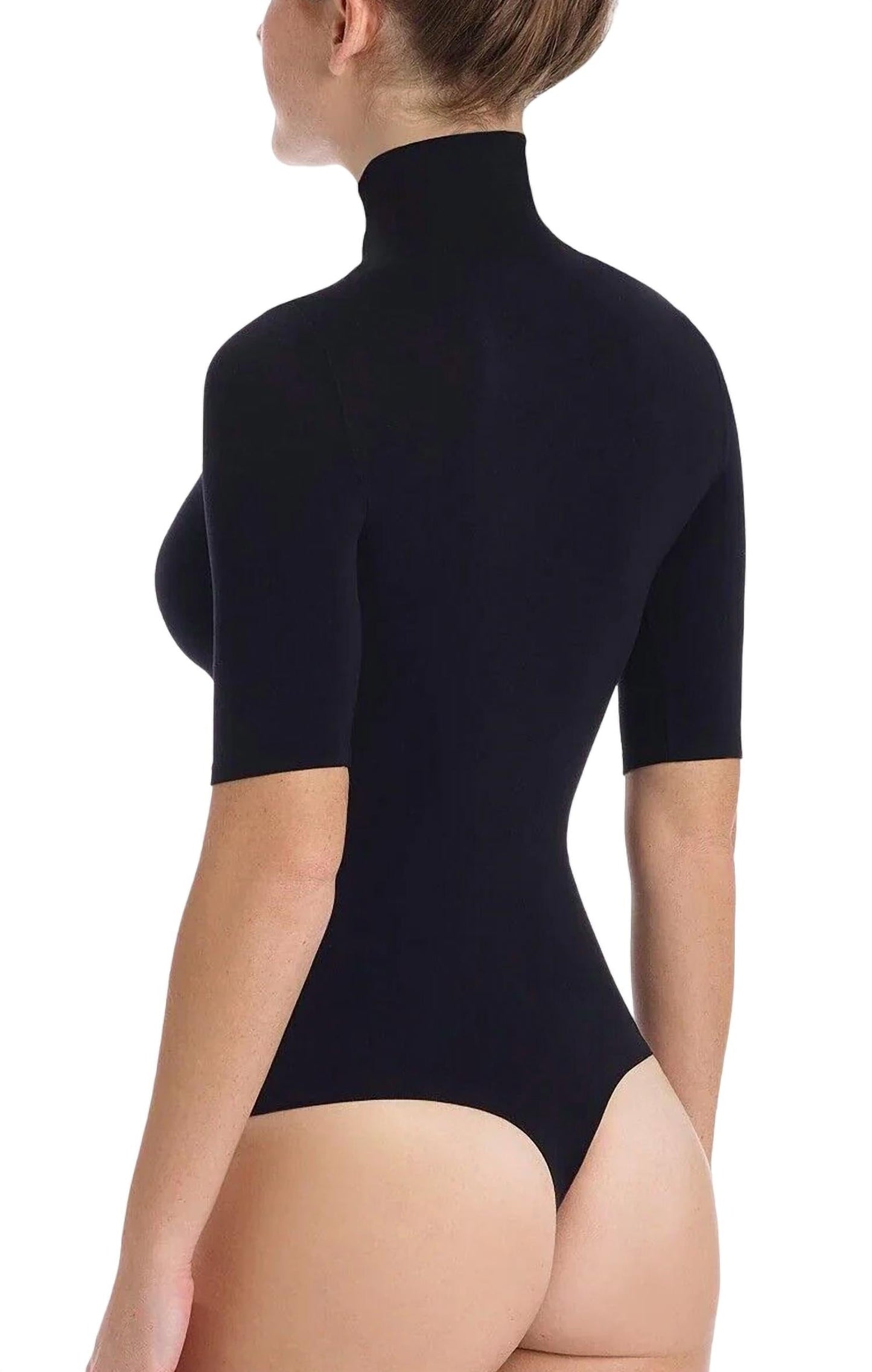 Commando - Ballet Short Sleeve Turtleneck Bodysuit
