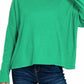 42Pops - Ribbed Dolman Crewneck Sweater