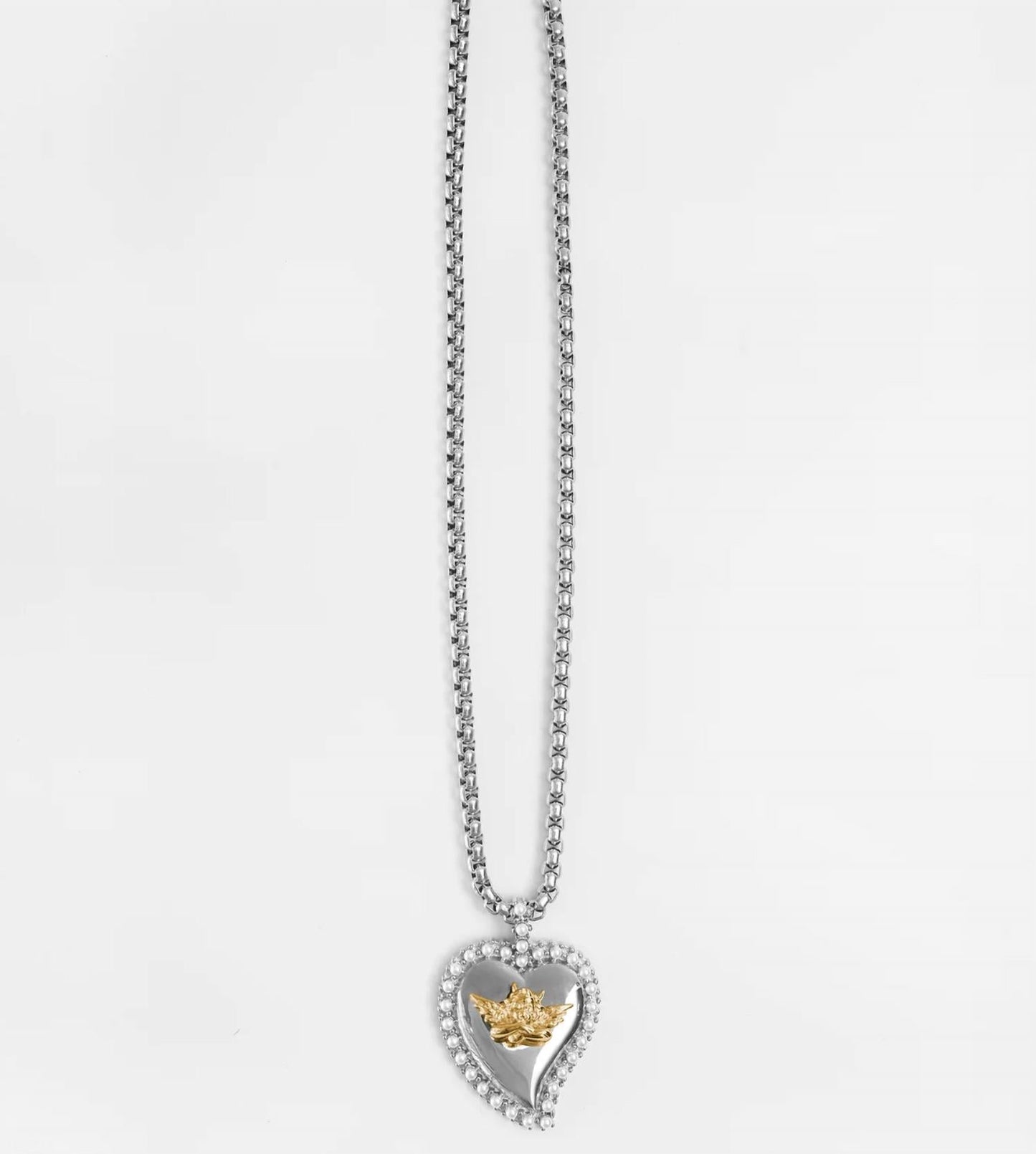 Boys Lie - Women's Pearl Heart Necklace