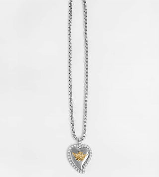 Boys Lie - Women's Pearl Heart Necklace