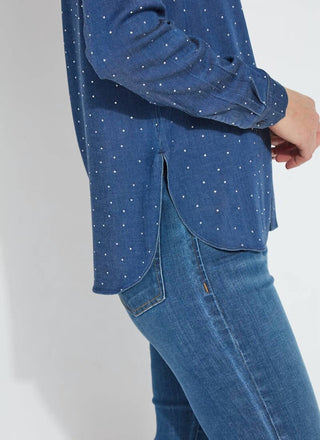 Lysse - Cataleya Crystal St Chambray Shirt