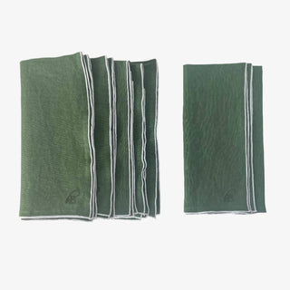 Borrowed Blu - Stone Washed Linen Napkins Set Of 4