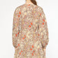 Entro - Fall Floral Long-sleeved Dress