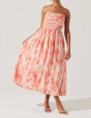 Astr - Aneesha Tie Dye Midi Dress