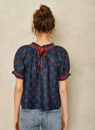 M.A.B.E. - Lindi Smocked Top