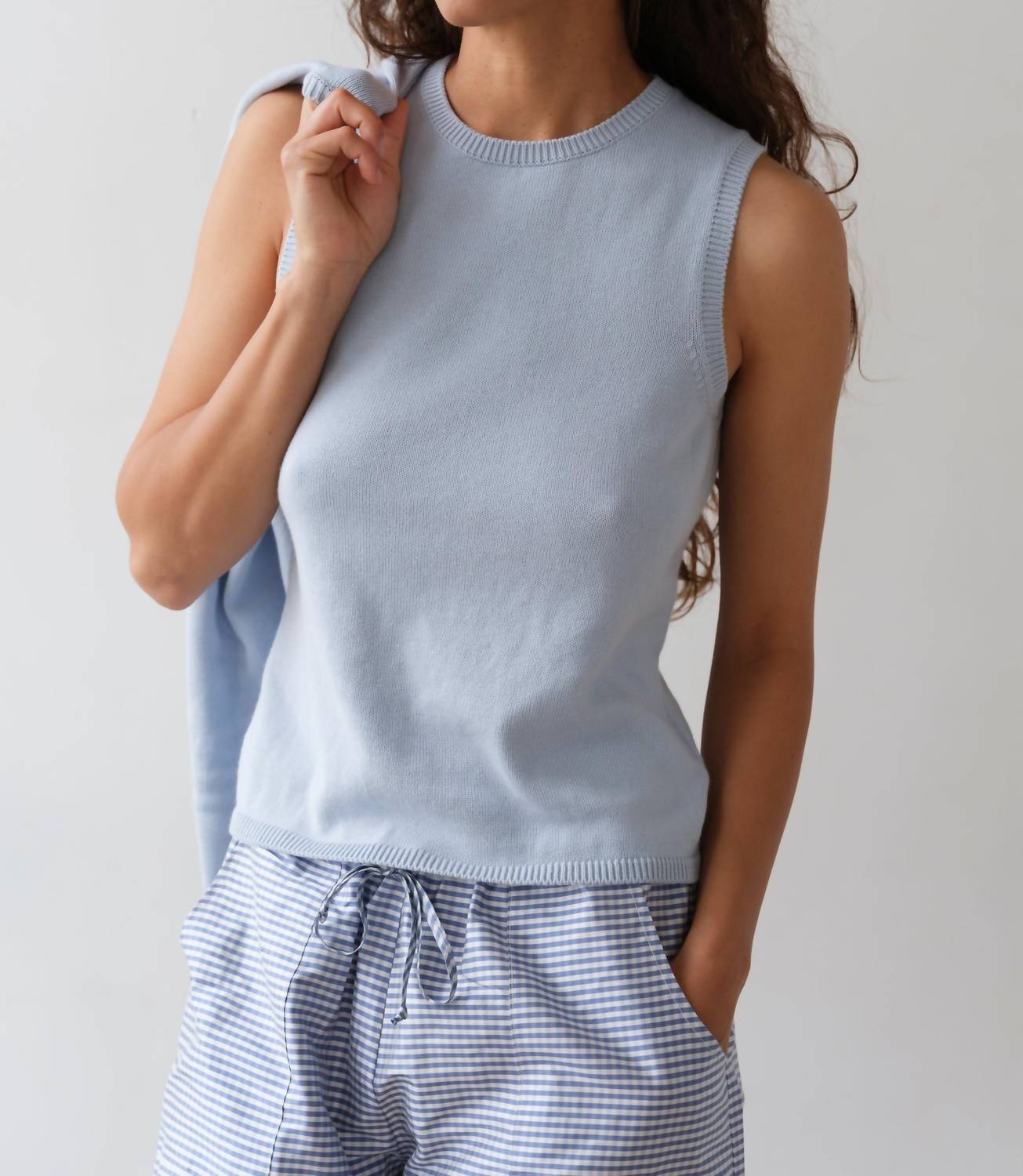 Donni. - Sweater Tank Top