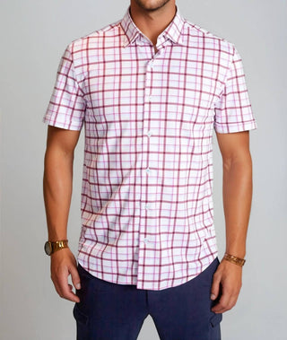 Buki - Carnaby Plaid Short Sleeve Tech Shirt