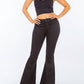American Bazi - High Waist Pull On Flare Jeans