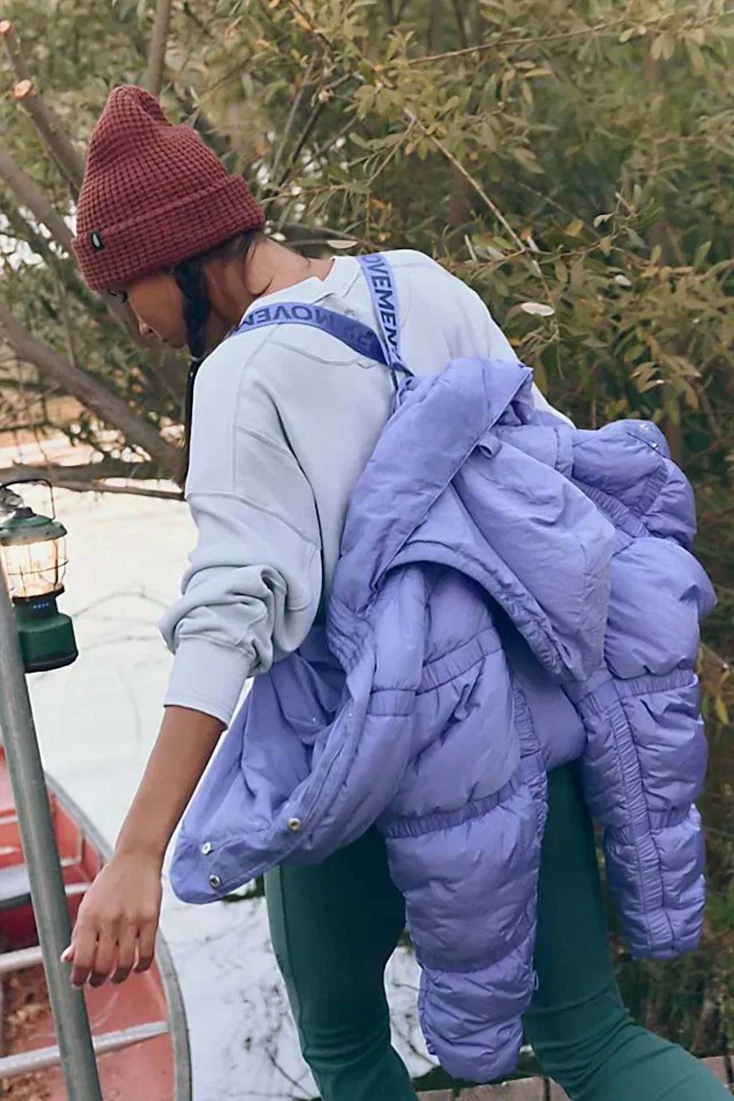 Free People - Shirr Enough Backpack Puffer Jacket
