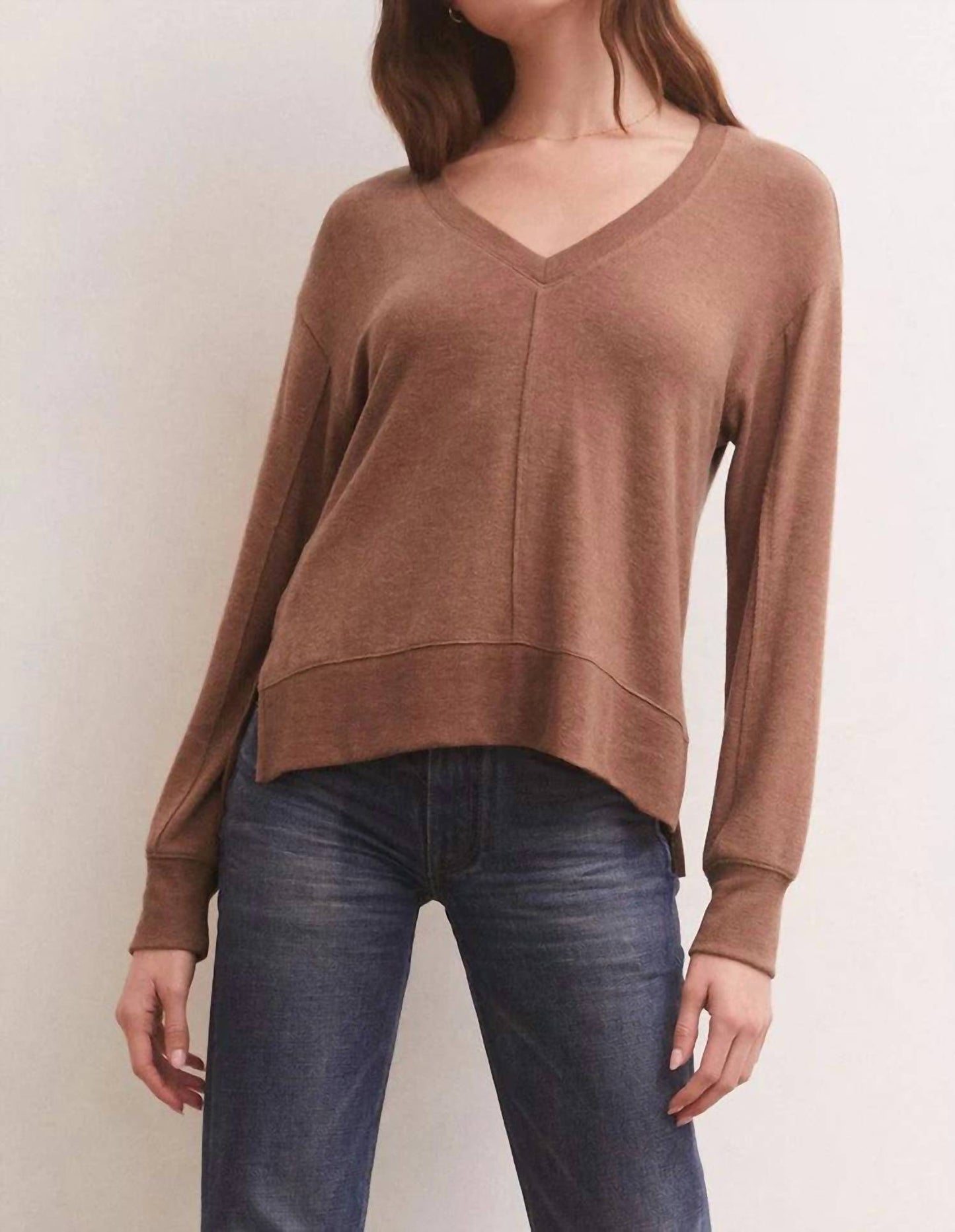 Z Supply - Wilder Cloud V-neck Long Sleeve Top