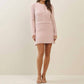 Able - Faux Pearl Cardigan & Skirt Set