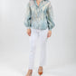 Lola & Sophie - Adelina Foil Printed Cotton Blouse