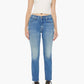 Mother - Mid Rise Rider Flood Fray Jean