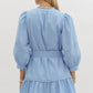 Entro - Scallop Trim Mini Dress