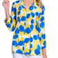 Multiples - 3/4 Sleeve Button Tuck Shirt