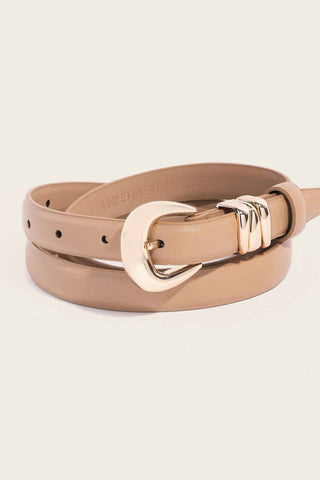Anarchy Street - Women's Thin Genuine Leather Belt