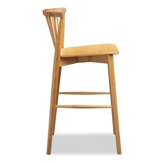 Ligna Counter Stool  Solid Wood Frame