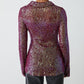 Free People - Sequin Long Sleeve Shirt