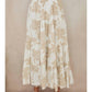Milio Milano - Palm Print Tiered Maxi Skirt