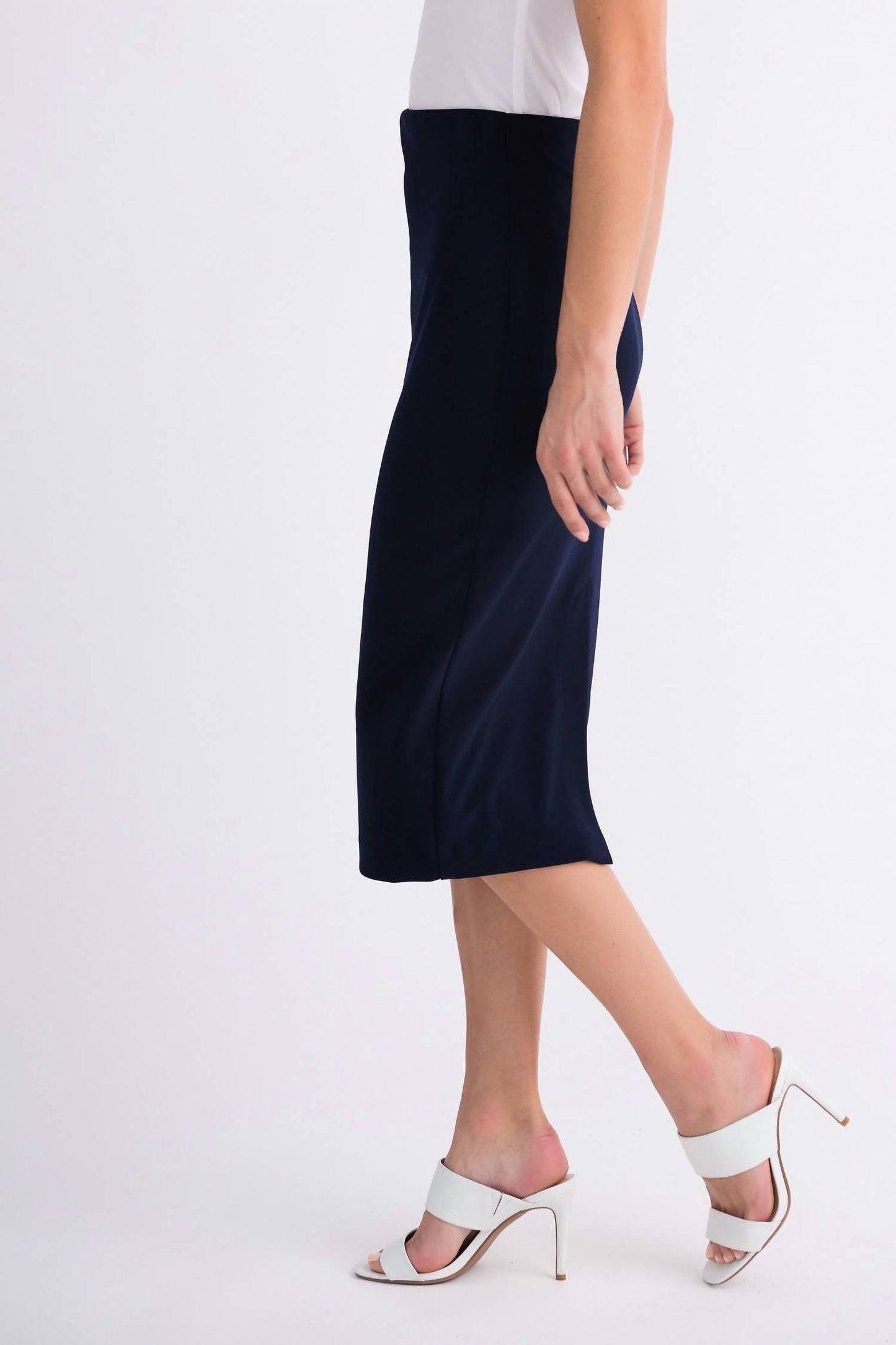 Joseph Ribkoff - Pull On Knee-length Pencil Skirt