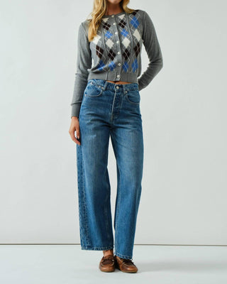 Aaron & Amber - Women's Comfy Slim Semi Barrel Pants