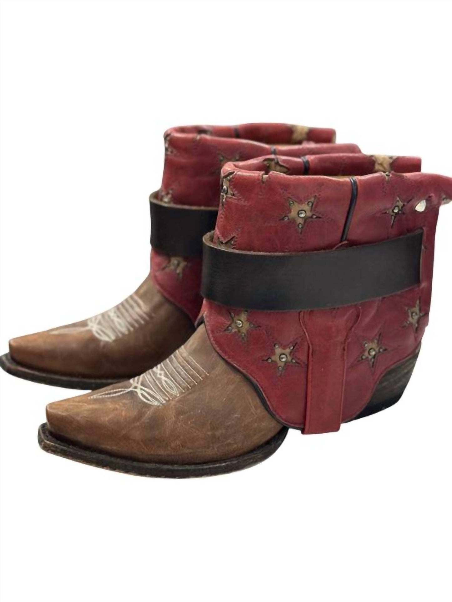 Canty - Pre-loved Women Leather Cowboy Booties