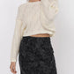 Sage The Label - Leia Crew Neck Cropped Sweater