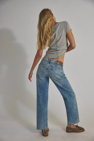 Free People - Risk Taker High Rise Straight Leg Jeans