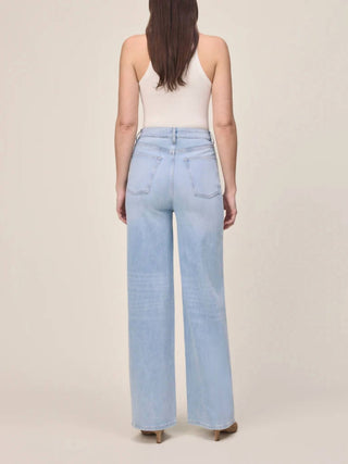 Warp + Weft - Nce Relaxed Wide Leg Knit Jeans