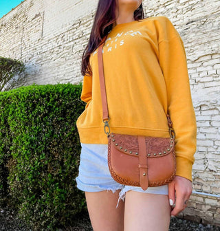 Anabaglish - Women's Cassie Convertible Leather Crossbody Bag