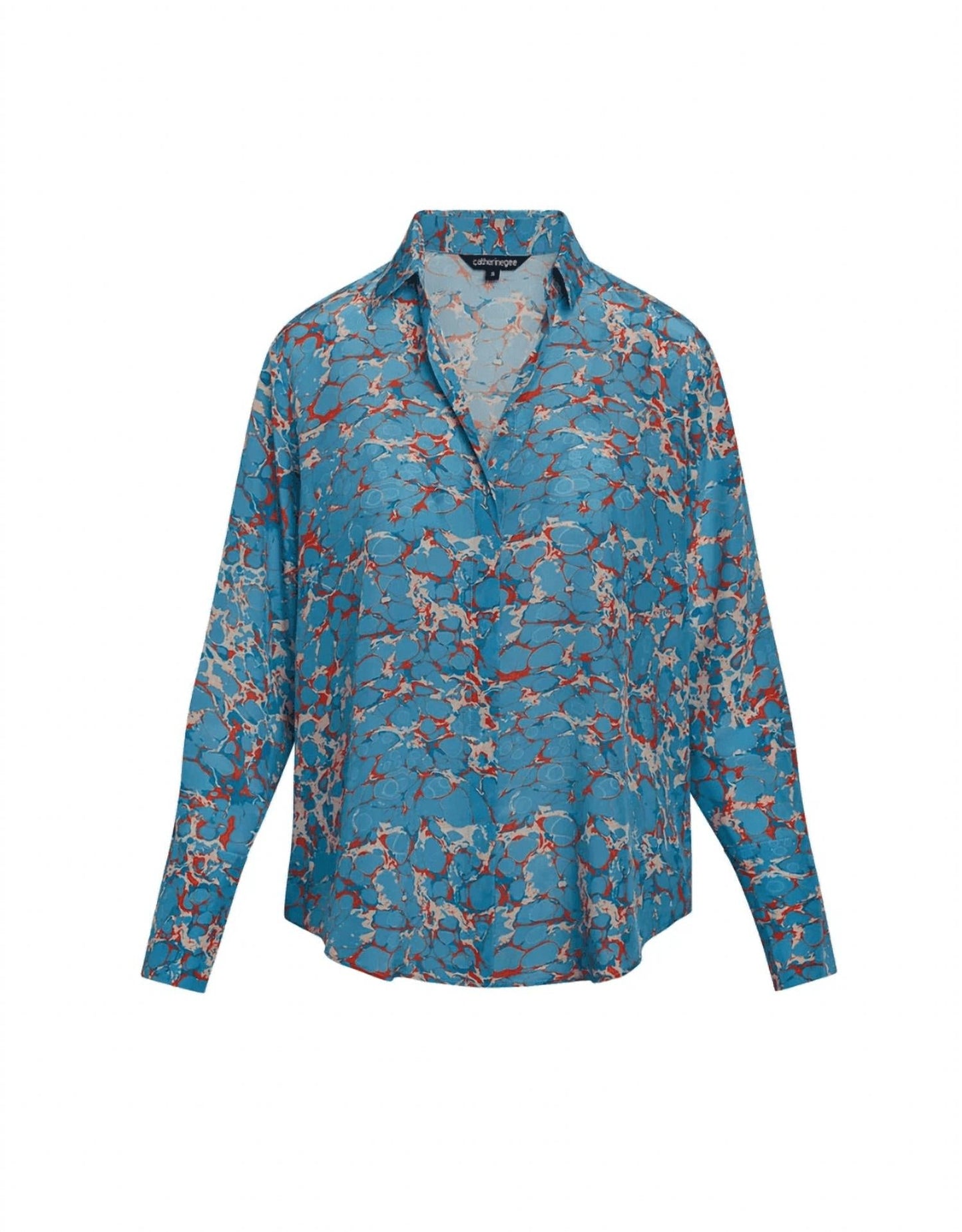 Catherine Gee - Daria French Cuff Silk Blouse