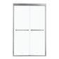 Modern Double Sliding Shower Enclosure, Tempered Glass