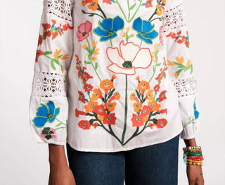 Frances Valentine - Saskia Embroidery Blouse