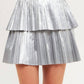 Endless Rose - Holiday Party Pleated Mini Skirt