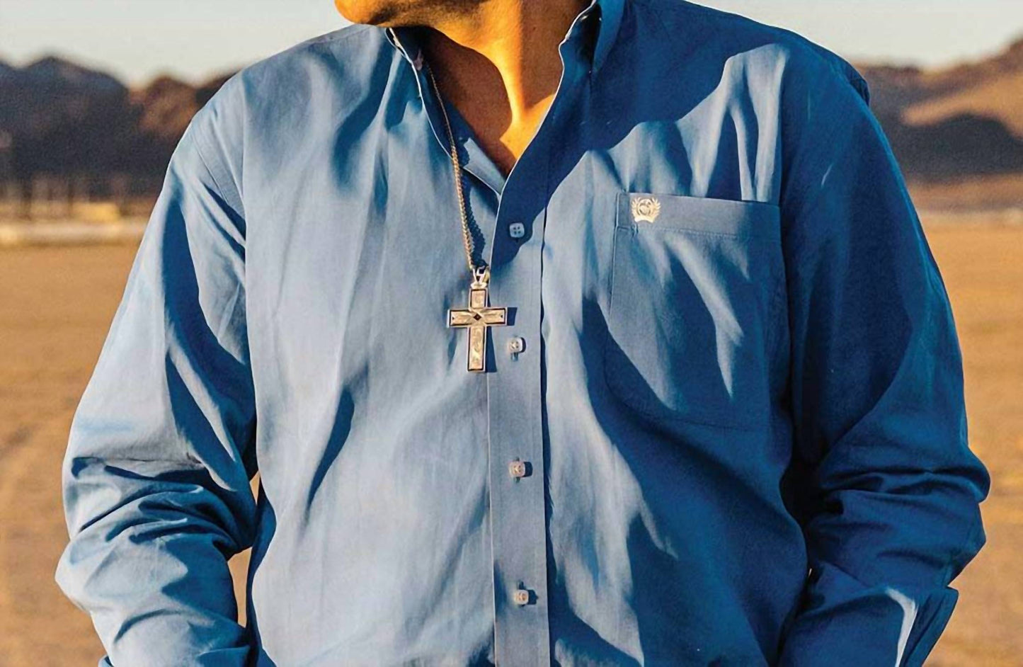 Montana Silversmiths - Southwest Horizon Cross Necklace