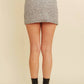 Cloud Ten - Metalic Tweed Mini Skirt