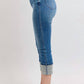Judy Blue - Skinny Cuff Capris Jeans - Plus