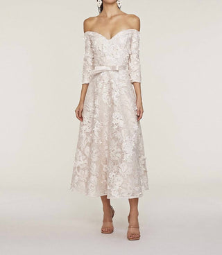 Frascara - Off Shoulder Midi Dress