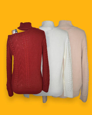 The Athletic Side Of Us - Women's Victorian Cut Out Shoulder Sweater