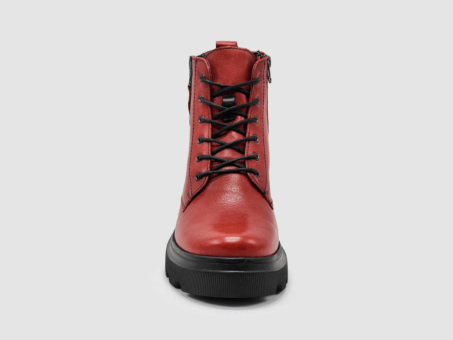 Kcr Group - Women's Modern Lined Zip-up Leather Boots