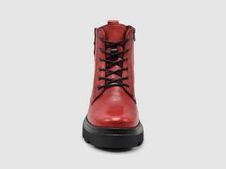 Kcr Group - Women's Modern Lined Zip-up Leather Boots