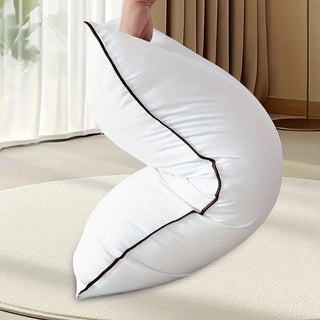 2-Piece Standard Size Cotton Bed Pillows – Hotel Quality Comfort