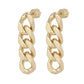 Eklexic - Women's Taraji Four Link Drop Earrings