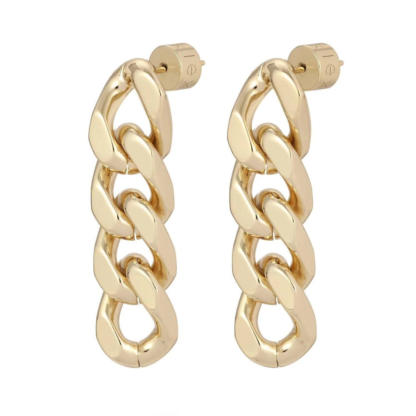 Eklexic - Women's Taraji Four Link Drop Earrings