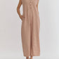 Entro - Oversized Striped Wide Leg Romper