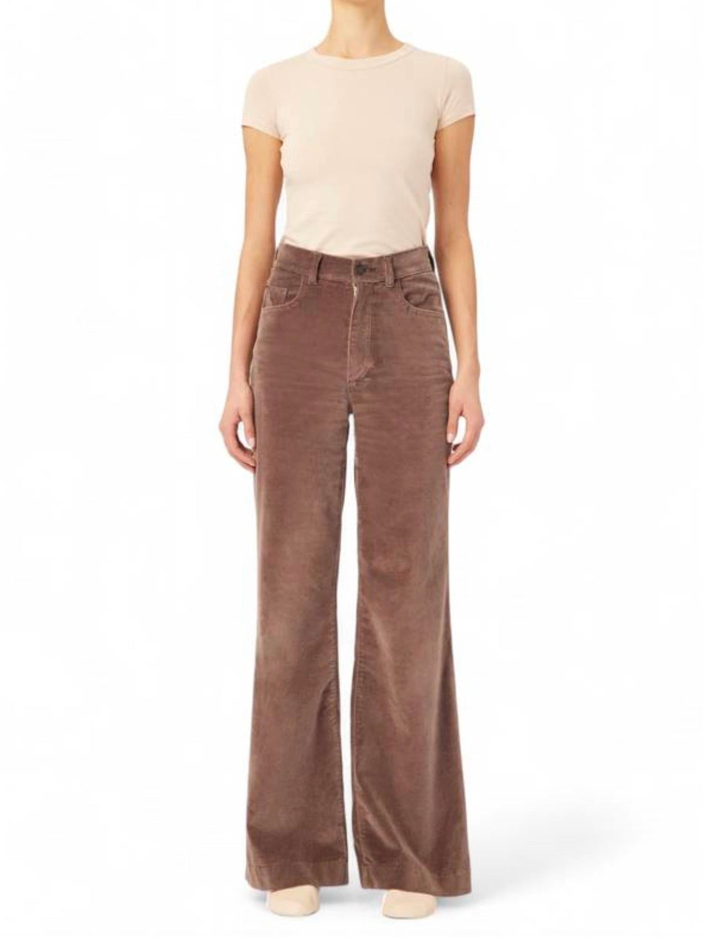 Dl1961 - Women'S - Hepburn Velvet Wide Jean