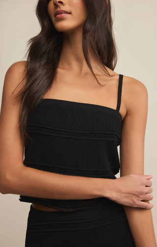 Z Supply - Fernanda Cropped Crochet Tank