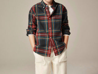 J.Crew - Kids Long-sleeve Stretch Poplin Button-down Shirt