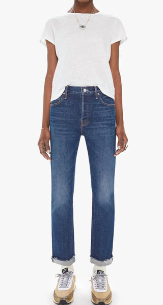 Mother - The Scrapper Cuff Ankle Fray Jeans