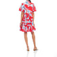 Karen Kane - Puff Sleeve Tiered Shirtdress